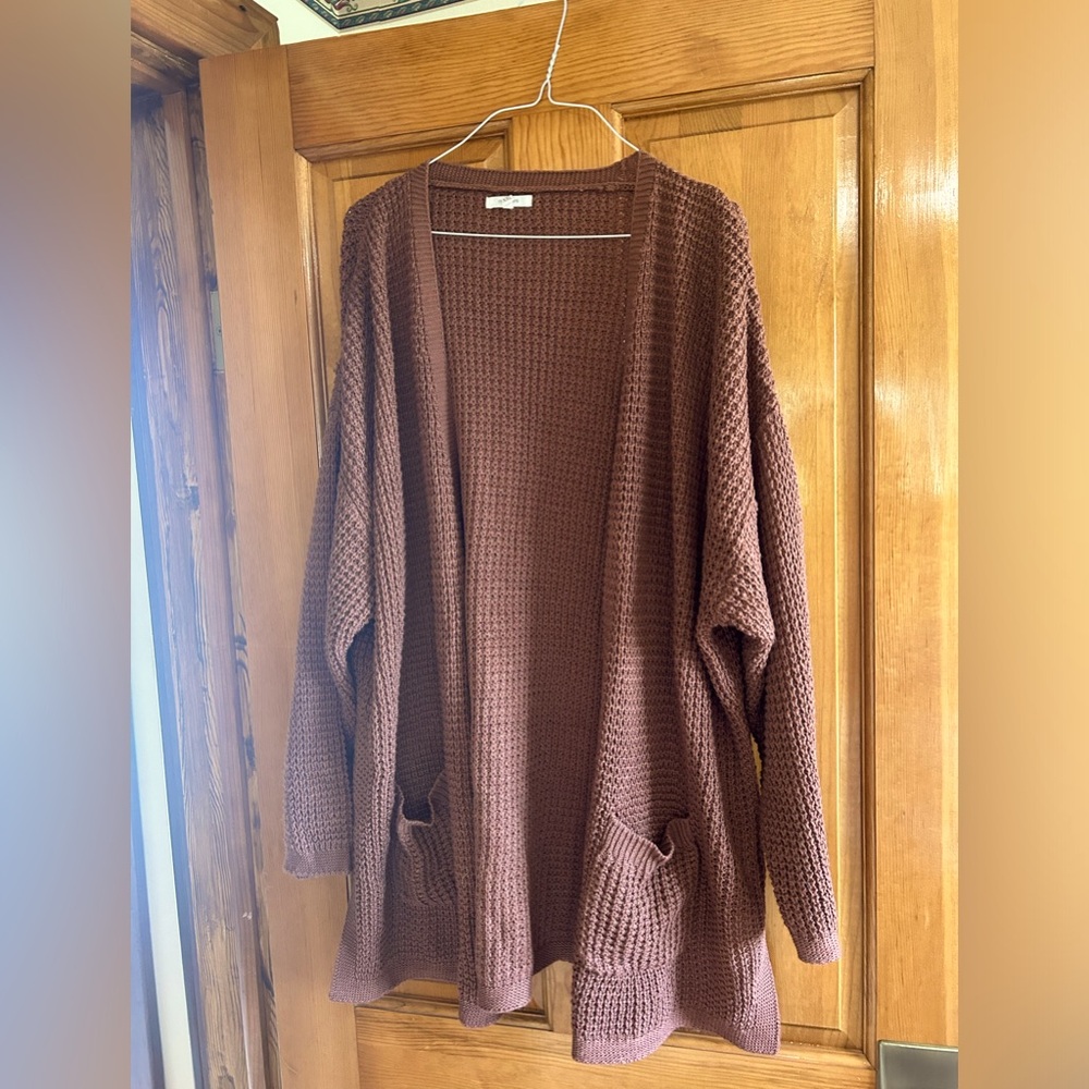 Maurice’s Toasted Mauve Cardigan